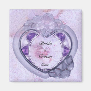 Precious Heart Wedding Favour Magnet