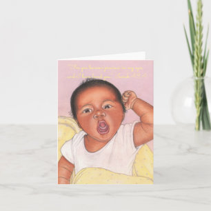Precious in my Eyes & I Love You~Scripture~Newborn Card