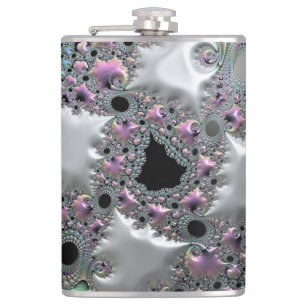 Precious Jewels Vinyl Wrapped Flask