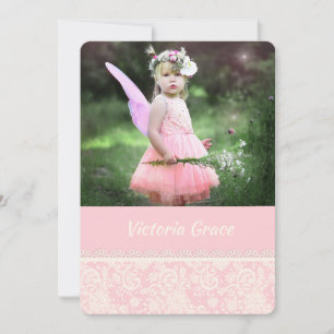 Precious Lace Photo Invitation