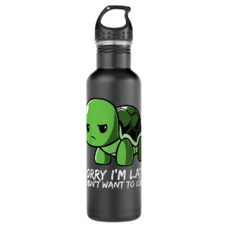 Precious Life Cute Turtle Funny 710 Ml Water Bottle
