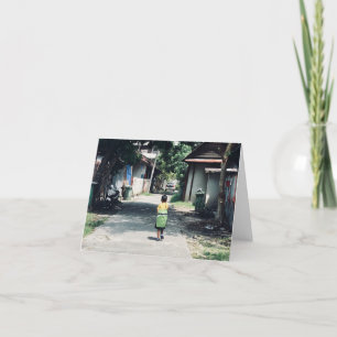 Precious Little Baboo Thank You Card