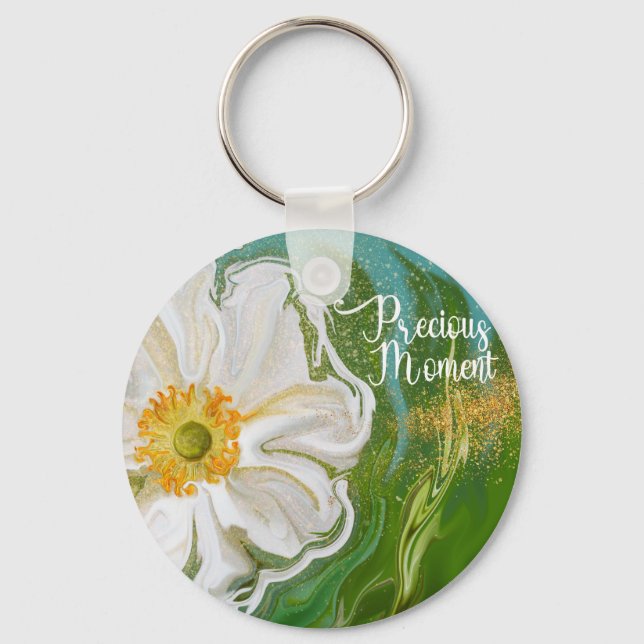 Precious moment - Anemone flower power Key Ring (Front)