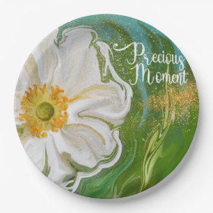 Precious moment - Anemone flower power Paper Plate