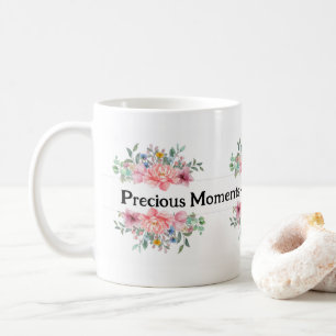 Precious Moments Coffee Tea You & Floral Mug