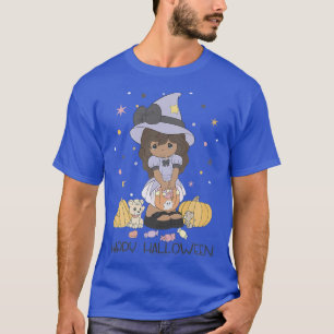 Precious Moments Happy Halloween Cute Witch Doll T-Shirt