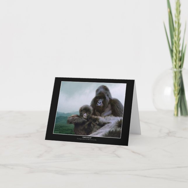 PRECIOUS ~ Mtn Gorilla Note cards (Front)