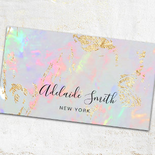 precious opal stone business card