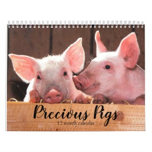 Precious Pigs 2027 Calendar