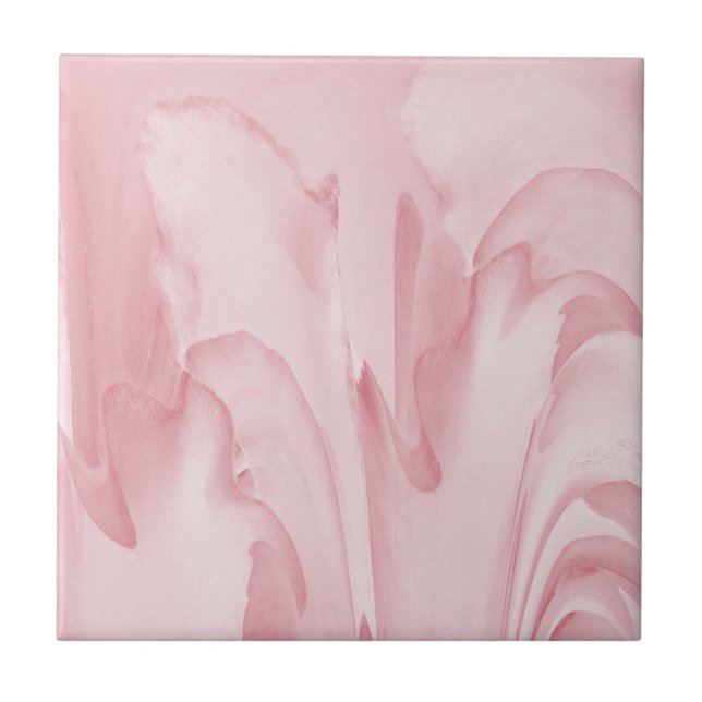 Precious Pink Ceramic Tile (Front)