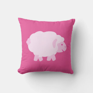 Precious Pink Little Lamb Cushion