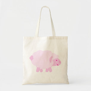 Precious Pink Little Lamb Tote Bag