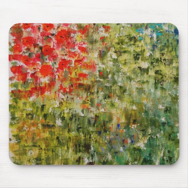 Precious Poppies Mouse Pad (Front)
