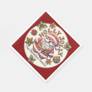 Precious Santa  Napkin