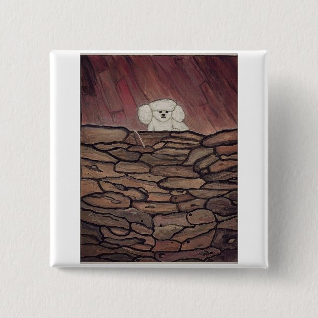 Precious Silence of the 15 Cm Square Badge (Front)