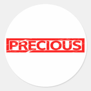 Precious Stamp Classic Round Sticker