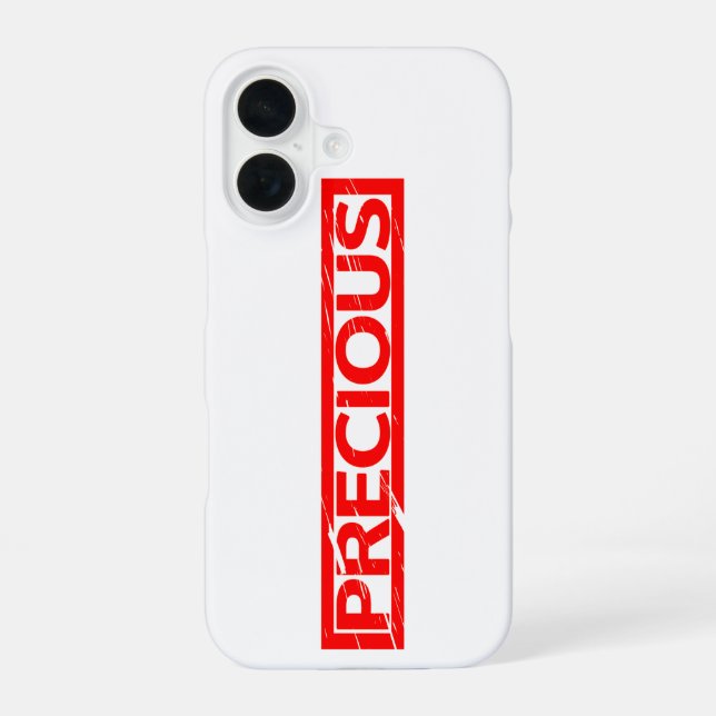Precious Stamp iPhone 16 Case (Back)