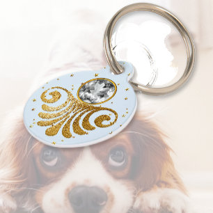 Precious Stone Pet Tag
