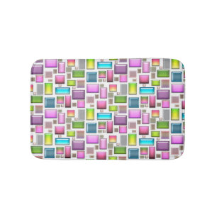 Precious stones and mother of pearl  bath mat