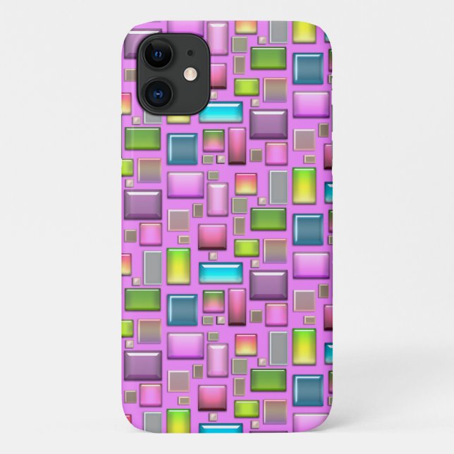 Precious stones and mother of pearl  Case-Mate iPhone case (Back)