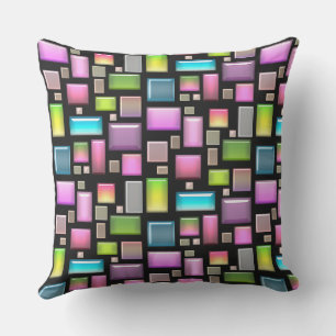 Precious stones and mother of pearl  cushion