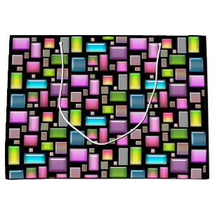 Precious stones and mother of pearl large gift bag