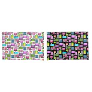 Precious stones and mother of pearl  pillowcase