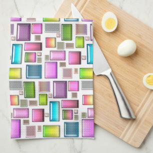 Precious stones and mother of pearl tea towel