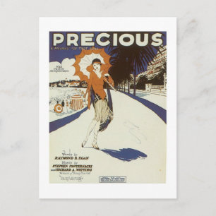 Precious Vintage Songbook Cover Postcard