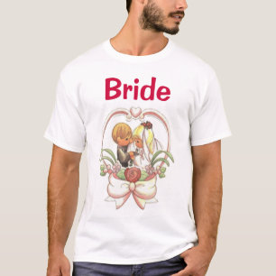 Precious Wedding Couple (2), Bride T-Shirt