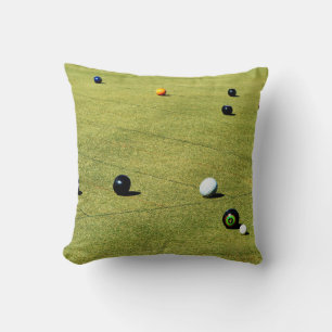 Precision and Strategy: Lawn Bowl Competition Game Cushion