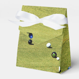 Precision and Strategy: Lawn Bowl Competition Game Favour Box
