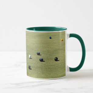 Precision and Strategy: Lawn Bowl Competition Game Mug