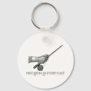 Precision In Every cast Key Ring