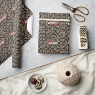 "Precision in Layers: The Art of Stacked Bullseyes Wrapping Paper