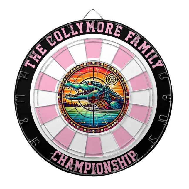 Precision Target on Crocodile Lake Dartboard (Front)