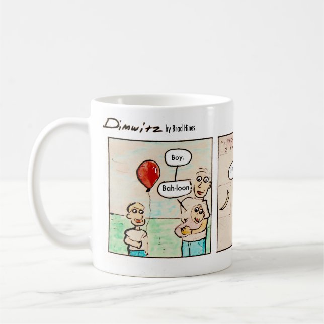 Precocious Baby Comic Mug | Dimwitz Comics (Left)