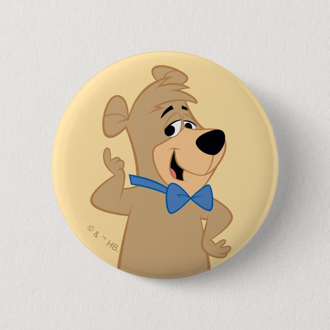 Precocious Boo-Boo Bear 6 Cm Round Badge (Front)