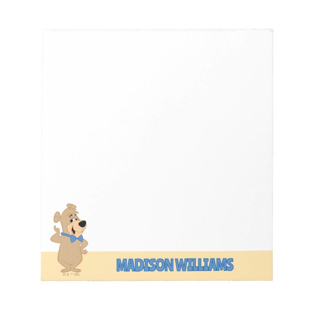 Precocious Boo-Boo Bear Notepad (Front)