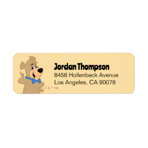 Precocious Boo-Boo Bear Return Address Label