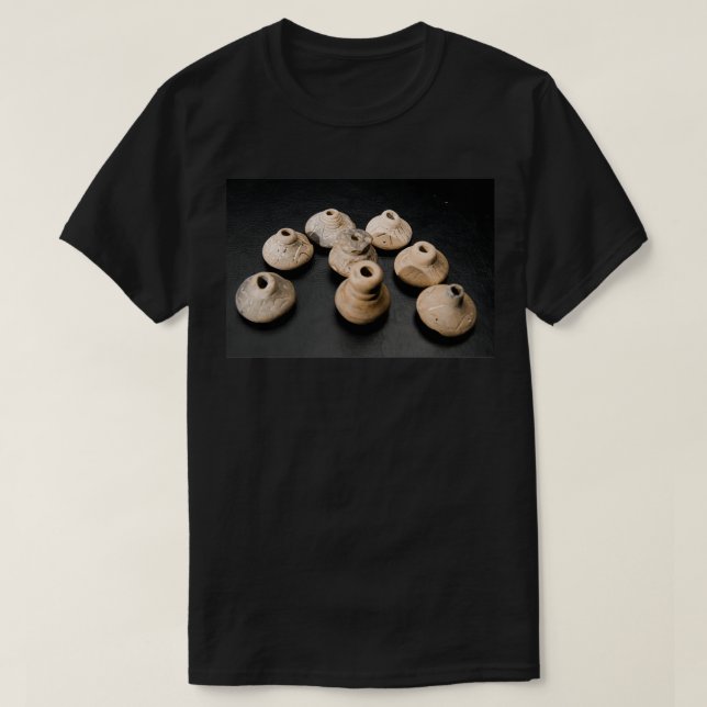 PreColumbian art on black background T-Shirt (Design Front)