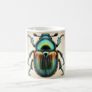 Predaceous diving beetle 250924IREF235 - Watercolo Coffee Mug