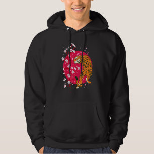Predator Cherry Blossom Asia Wildlife Animal Wild  Hoodie