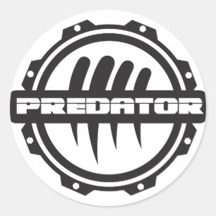 Predator Inc. Gear Logo Classic Round Sticker
