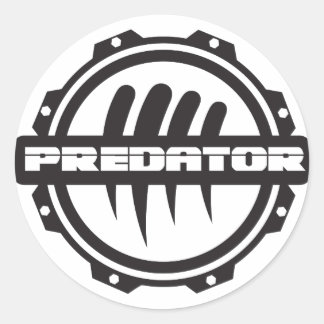 Predator Inc. Gear Logo Classic Round Sticker