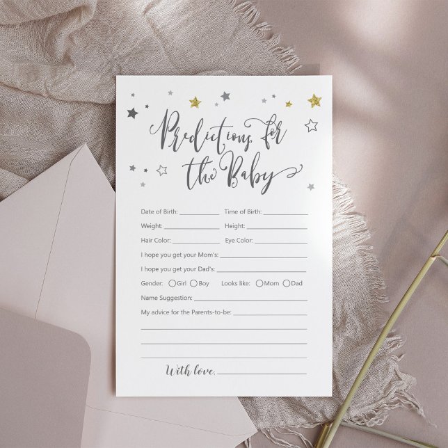 Predictions for baby gender neutral grey gold star (Creator Uploaded)