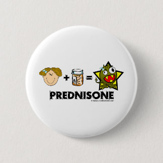 Prednisone Monster 6 Cm Round Badge