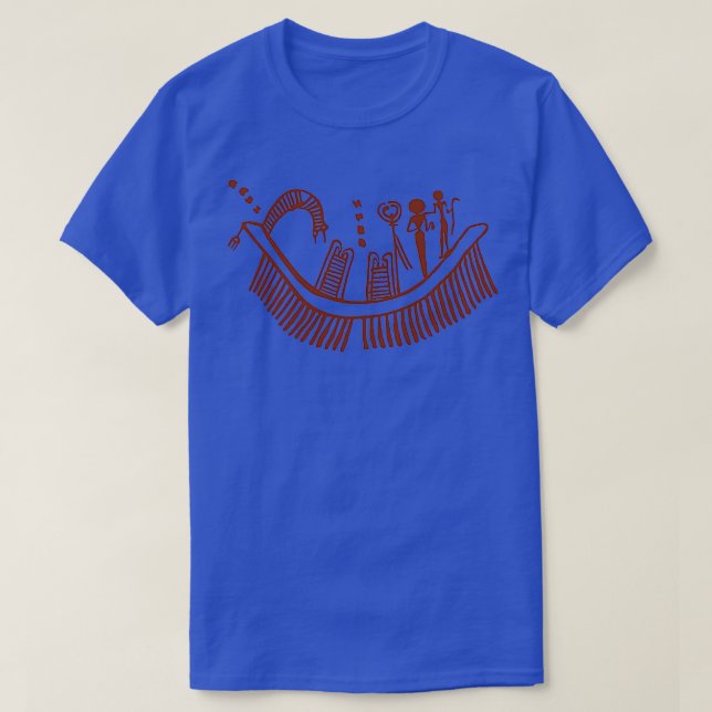 Predynastic boat T-Shirt (Design Front)