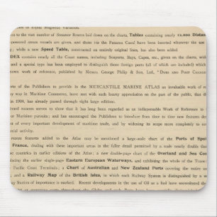 Preface New mercantile marine atlas Mouse Pad