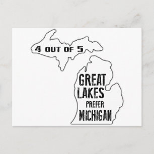 Prefer Michigan Postcard